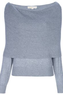 Michael by Michael Kors Fold Over Top - Lyst