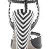 Sergio Rossi Ss Optikala High Heel Tstrap Sandal in Black (black/white) - Lyst