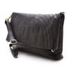 Tory Burch Stitched Logo Messenger Bag in Black - Lyst