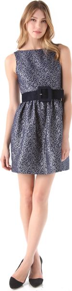 Alice + Olivia Lillyanne Sleeveless Mini Dress in Blue - Lyst