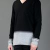 Ann Demeulemeester Gradient Sweater in Black for Men - Lyst