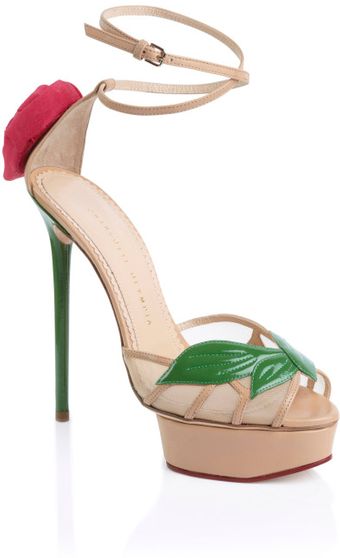Charlotte Olympia Ss Rose Sandal - Lyst