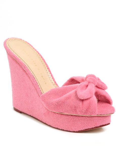 Charlotte Olympia  Pink Jayne Wedge in Pink - Lyst
