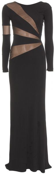 Emilio Pucci Evening Dress with Sheer Panels - Lyst