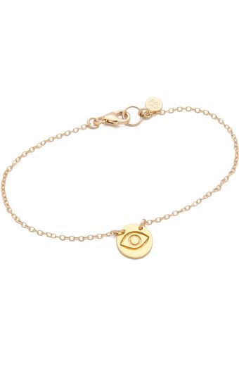 Gorjana All Seeing Disc Charm Bracelet - Lyst