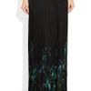 Gucci Irisprint Pleated Silk Chiffon Maxi Skirt in Black - Lyst