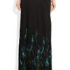 Gucci Irisprint Pleated Silk Chiffon Maxi Skirt in Black - Lyst