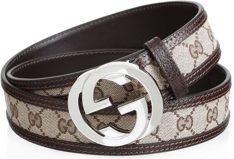 Gucci Gucci Belt Brown in Brown for Men | Lyst