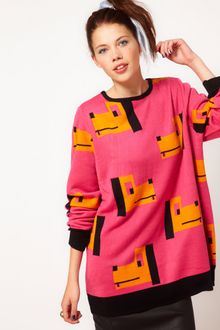Lazy Oaf Doggies Knitted Jumper - Lyst