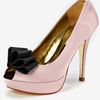 Ted Baker Ted Baker Morick Peeptoe Platforms in Pink (nude/black) - Lyst