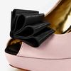 Ted Baker Ted Baker Morick Peeptoe Platforms in Pink (nude/black) - Lyst