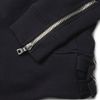 Balmain Cotton Jersey Biker Sweatshirt in Blue for Men - Lyst