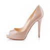 Christian Louboutin Very Prive in Beige - Lyst
