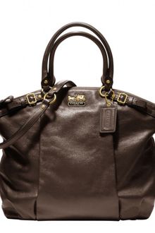 Coach Madison Leather Lindsey Satchel - Lyst