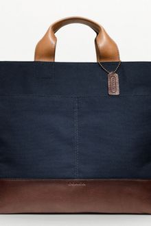 Coach Bleecker Legacy Canvas Utility Tote - Lyst