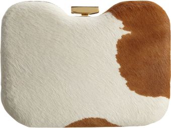 Fendi Ponyhair Giano Clutch - Lyst