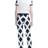 Moschino Stretch Canvas Pants in White (white/black) - Lyst