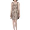 Oscar De La Renta Beaded Fringe and Lame Dress in Gold - Lyst