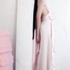 Vionnet  Viscose Satin Gown in Pink (pink orchid/black) - Lyst