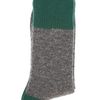 Comme Des Garçons Bicolour Sock in Green for Men (grey) - Lyst