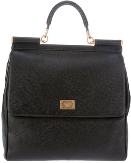 Dolce & Gabbana Structured Bag in Black - Lyst