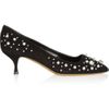Moschino Cheap & Chic Crystal Embellished Suede Pumps in Black - Lyst