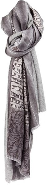 Pierre Louis Mascia Printed Scarf - Lyst