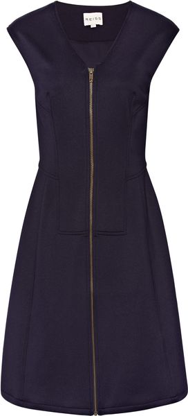 Reiss Zipthrough Dress - Lyst