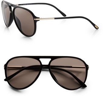 Tom Ford Matteo Acetate Aviator Sunglasses - Lyst