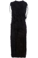 Uma Wang Tasseled Deconstructed Dress