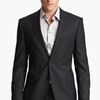 Versace Versace Trim Fit Stripe Suit in Gray for Men (charcoal/ brown stripe) - Lyst