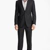 Versace Versace Trim Fit Stripe Suit in Gray for Men (charcoal/ brown stripe) - Lyst