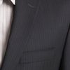 Versace Versace Trim Fit Stripe Suit in Gray for Men (charcoal/ brown stripe) - Lyst