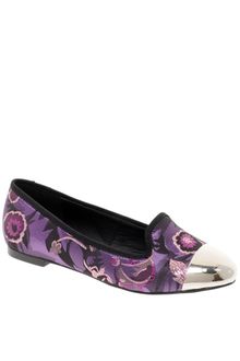 Asos Asos Limit Slipper Shoes with Metal Toe Cap - Lyst