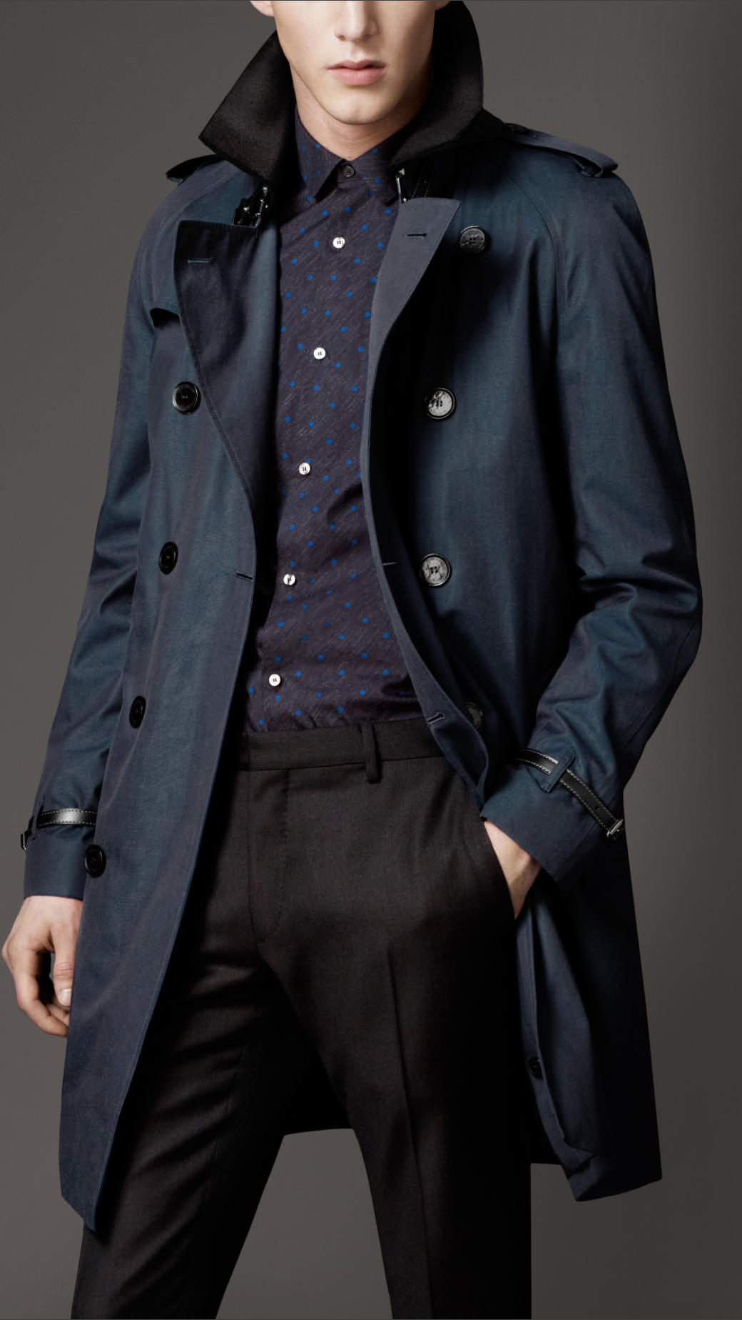 Featured image of post Burberry Trench Coat Men Blue Check out our burberry trench coat selection for the very best in unique or custom handmade pieces from our shops