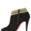 Christian Louboutin 100mm Marychal Suede Military Boots in Black - Lyst