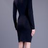 Class Roberto Cavalli Ruffle Detail Dress in Black - Lyst