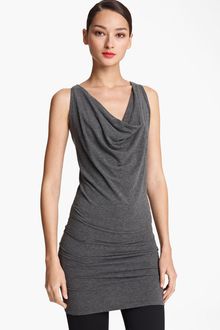 Donna Karan New York Collection Ruched Jersey Tunic - Lyst