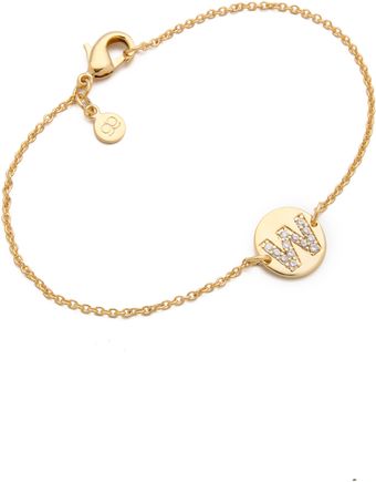 Gorjana Alphabet Coin Bracelet - Lyst