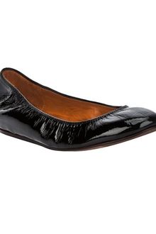 Lanvin Patent Ballerina Pump - Lyst