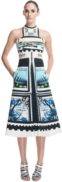 Mary Katrantzou Kathmandu Dress in Blue (blue multi) - Lyst