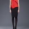 Narciso Rodriguez Ruffle Blouse in Orange - Lyst