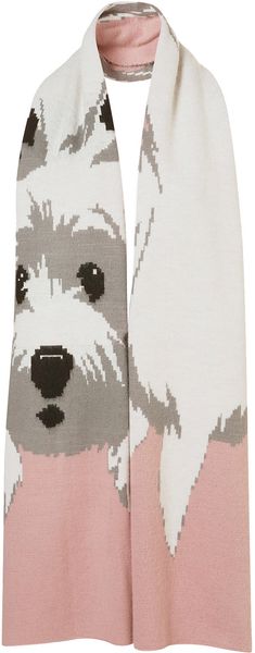 Topshop Cute Dog Scarf - Lyst