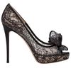 Valentino Lace Couture Bow Pump in Black - Lyst