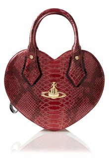 Vivienne Westwood Frilly Snake Heart Across Body Bag - Lyst
