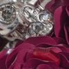 Alexander Mcqueen Metal Flower and Skull Clutch in Silver - Lyst