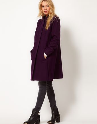 ASOS Collection Asos Cape Coat - Lyst