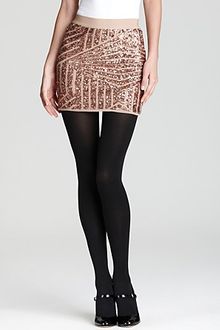 BCBGMAXAZRIA Skirt Paxton Sequin Mini - Lyst