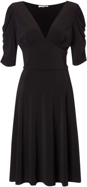 Biba V Neck Godet Tea Dress - Lyst
