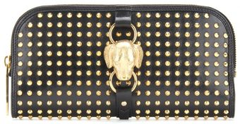 Burberry Prorsum Studded Leather Clutch - Lyst